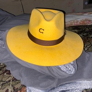 Yellow Charlie 1 horse hat